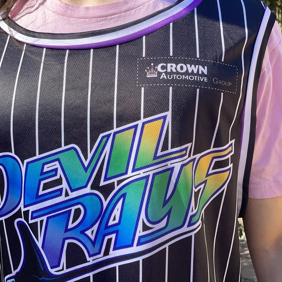 Tampa bay Devil Rays Brett Phillips number 35 jersey - Picture 7 of 8